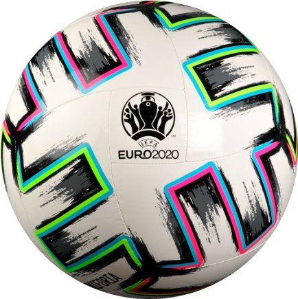 М'яч футбольний Adidas Uniforia Jumbo D80 EURO 2020 FH7361 збільшений