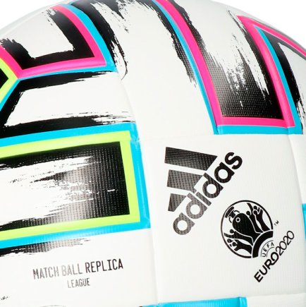 Мяч футбольный Adidas Uniforia League BOX EURO 2020 FH7376 размер 5 цвет: мультиколор (официальная гарантия)