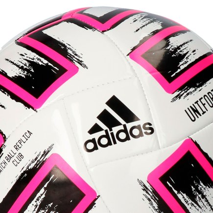 Мяч футбольный Adidas Uniforia Club EURO 2020 FR8067 размер 5 цвет: мультиколор (официальная гарантия)