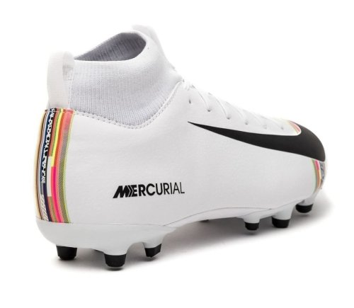 Бутси Nike JR Mercurial SUPERFLY 6 ACADEMY GS FG/MG AJ3111-109 колір: білий/мультиколор