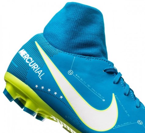 Бутсы Nike Mercurial VICTORY VI DF NJR FG JR 921486-400 цвет: мультиколор