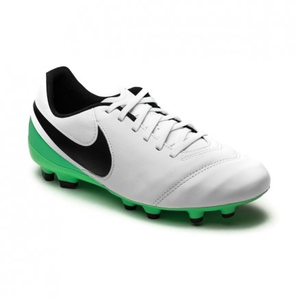 Бутси Nike Tiempo LEGEND JR VI FG 819186-103 колір: білий/зелений