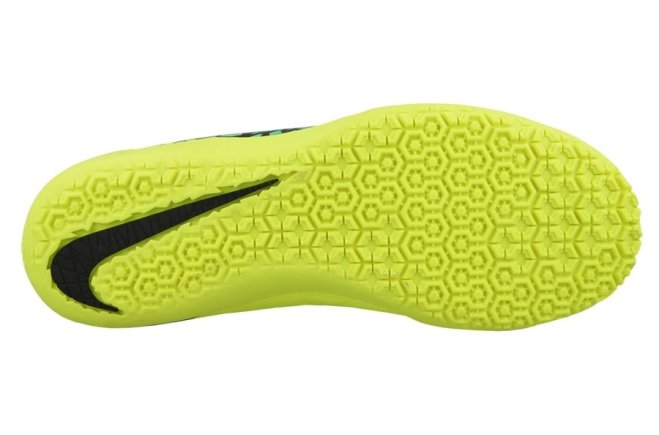 Обувь для зала (футзалки Найк) Nike Hypervenom Phelon II IC JR 749920-703 цвет: салатовый