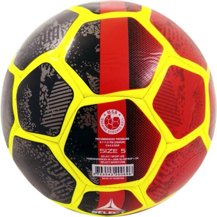 М'яч футбольний Select Classic (smpl) Розмір 5 колір: червоний/чорний (офіційна гарантія)