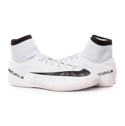 Обувь для зала (футзалки Найк) Nike JR MercurialX VICTORY VI DF CR7 IC 903598-401 цвет: белый
