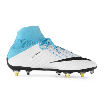 Бутсы Nike Hypervenom Phantom III DF SG-PRO AC 903621-105 цвет: голубой/мультиколор - Официальная Продукция