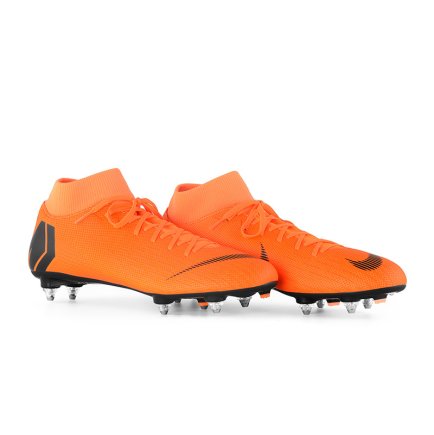 Бутсы Nike Mercurial SUPERFLY 6 ACADEMY SGPRO AH7364-810 цвет: оранжевый/мультиколор