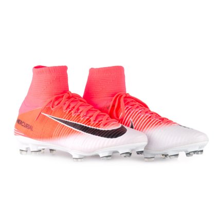 Бутси Nike Mercurial SUPERFLY V FG 831940-601 колір: рожевий/білий