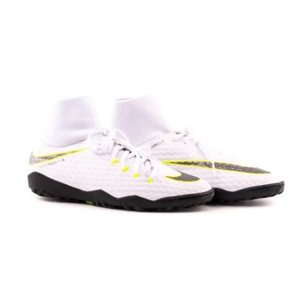 Сороконіжки Nike HypervenomX Phantom 3 Academy DF TF AH7276-107 колір: білий/комбінований