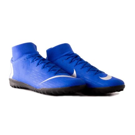 Сороконожки Nike Mercurial SUPERFLY 6 Academy TF AH7370-400 цвет: синий/мультиколор - Официальная Продукция