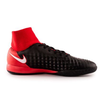 Обувь для зала (футзалки Найк) Nike MagistaX Onda II DF IC 917795-061 цвет: черный/красный