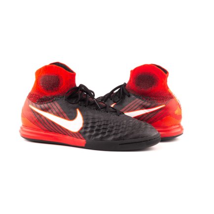 Обувь для зала (футзалки Найк) Nike MagistaX Proximo II IC 843957-061 цвет: черный/красный - Официальная Продукция