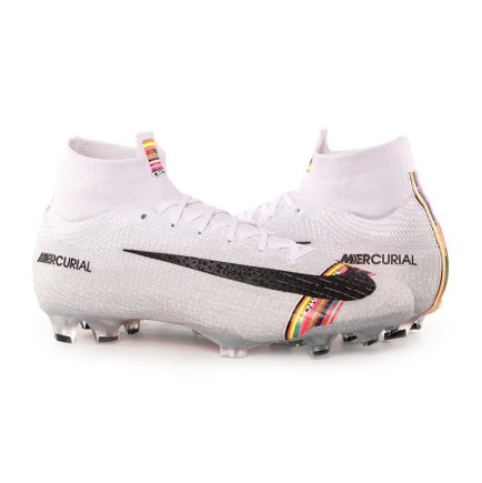 Бутси Nike Mercurial SUPERFLY 6 ELITE FG AJ3547-009 колір: білий/мультиколор - Офіційна Продукція