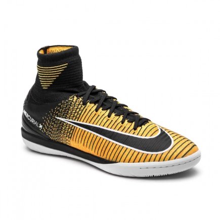 Обувь для зала (футзалки) Nike MercurialX Proximo II DF IC 831976-801 цвет: черный/желтый - Официальная Продукция