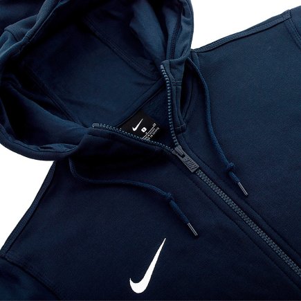 Толстовка Nike Club Team Full Zip Hoodie 658497-451 цвет: темно-синий