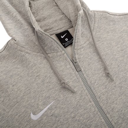Толстовка Nike Club Team Full Zip Hoodie 658497-050 цвет: серый