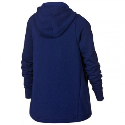 Толстовка Nike Girls Sportswear Hoodie FZ 939459-479 подростковая цвет: синий