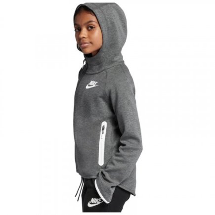 Толстовка Nike Nsw Tech Fleece Kids 939461-091 подростковая цвет: серый