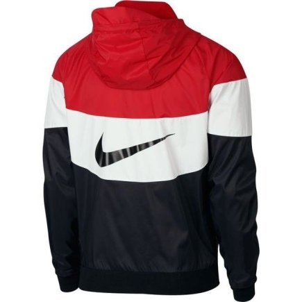 Вітрівка Nike Sportswear Windrunner Jacket AJ1396-658 колір: білий/червоний/чорний