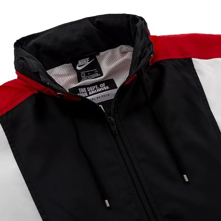 Вітрівка Nike Sportswear Woven Jacket AQ1890-010 колір: чорний/білий/червоний
