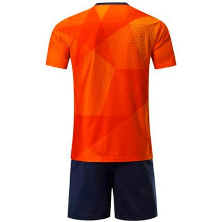 Футбольная форма Europaw № 025 цвет: оранжевый/темно-синий