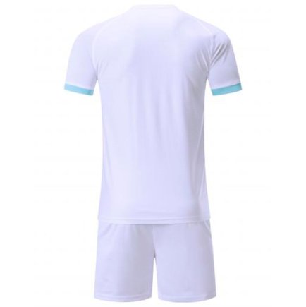 Футбольная форма Europaw № 026 цвет: белый/голубой