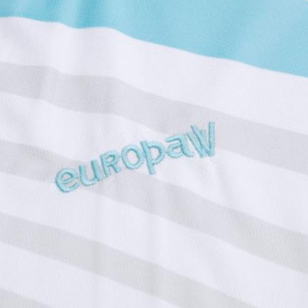 Футбольная форма Europaw № 026 цвет: белый/голубой