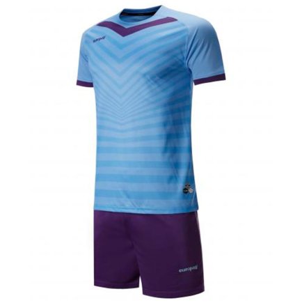 Футбольна форма Europaw № 026 колір: блакитний/фіолетовий
