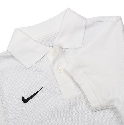 Футболка-поло Nike Short Sleeve Boys Core Polo JR 456000-100 детская цвет: белый - Официальная Продукция