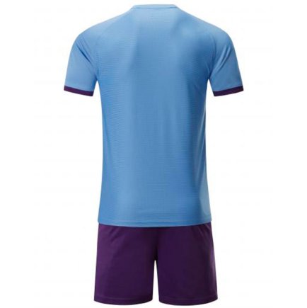 Футбольна форма Europaw № 026 дитяча колір: блакитний/фіолетовий