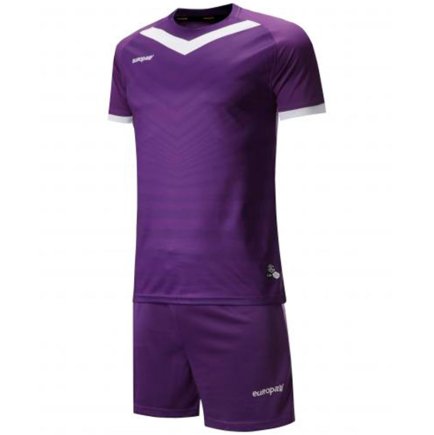 Футбольная форма Europaw № 026 детская цвет: фиолетовый/белый