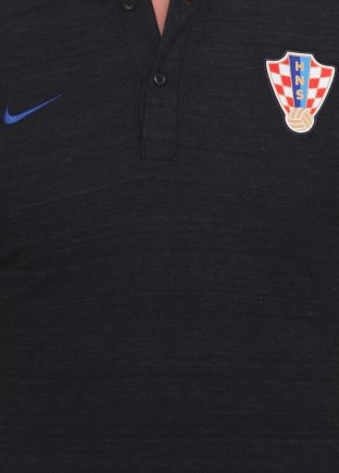 Поло Nike Croatia Authentic Grand Slam 891773-010 цвет: черный