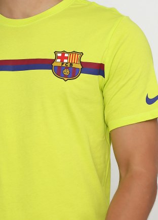 Футболка Nike Barcelona T-Shirt Crest 924136-389 цвет: жовтий