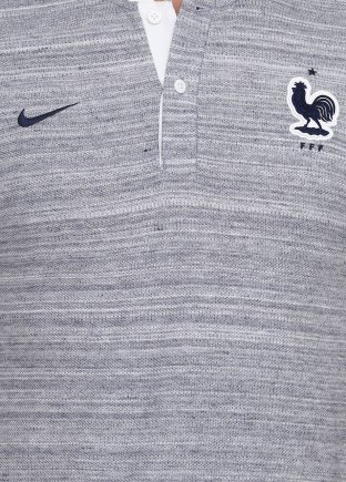 Поло Nike FFF Authentic Grand Slam 942993-102 цвет: сірий/комбінований