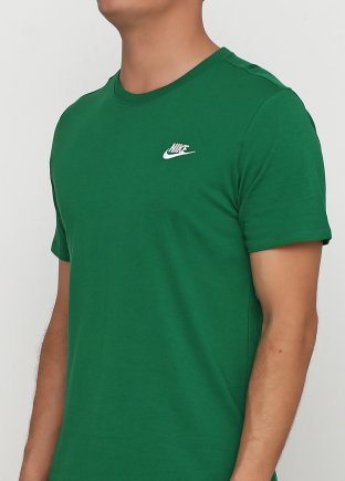 Футболка Nike M NSW TEE CLUB EMBRD FTRA 827021-302 цвет: зеленый