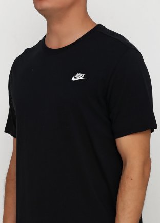 Футболка Nike M NSW TEE CLUB EMBRD FTRA 827021-011 цвет: черный