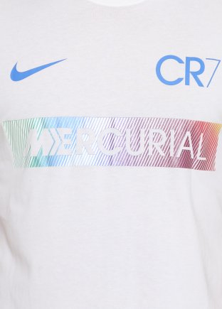 Футболка Nike Ronaldo Dry Mercurial 882703-100 колір: білий/мультиколор
