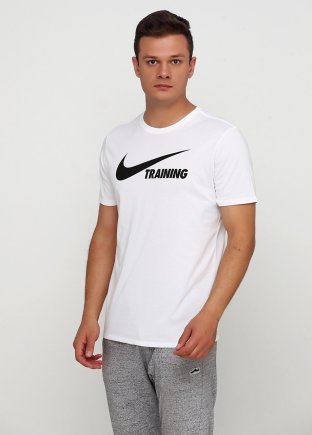 Футболка Nike Training Swoosh Tee 777358-101 колір: білий