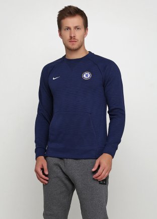 Реглан Nike Chelsea Sweatshirt NSW Crew 919558-451 цвет: синий