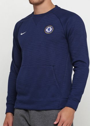 Реглан Nike Chelsea Sweatshirt NSW Crew 919558-451 колір: синій