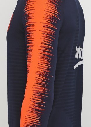 Реглан Nike FC Barcelona VaporKnit Strike Drill Top 943165-452 колір: синій/помаранчевий