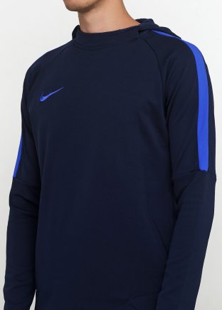 Реглан Nike Hoodie Dry Academy 926458-453 колір: темно-синій/блакитний