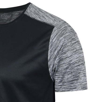 Футболка Zeus T-SHIRT CLICK NERO Z01222 цвет: черный/серый