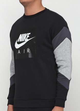 Реглан Nike Sweatshirt NSW Air Crew 928635-010 колір: чорний