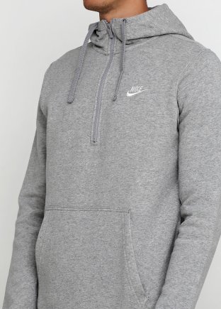 Спортивная кофта Nike M NSW CLUB HOODIE HZ BB 812519-063 цвет: серый