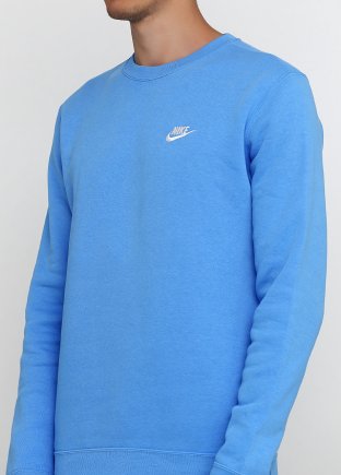 Спортивна кофта Nike M NSW CRW FLC CLUB 804340-412 колір: блакитний
