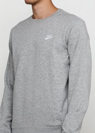 Спортивна кофта Nike M NSW CRW FT CLUB 804342-063 колір: сірий