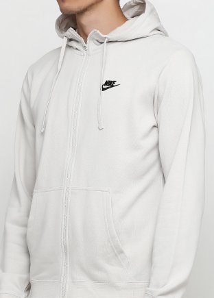 Спортивна кофта Nike M NSW HOODIE FZ FT CLUB 804391-072 колір: сірий