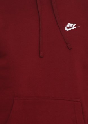 Спортивная кофта Nike M NSW HOODIE PO FLC CLUB 804346-677 цвет: красный