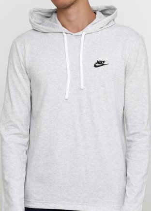 Спортивна кофта Nike M NSW HOODIE PO JSY CLUB 807249-051 колір: сірий
